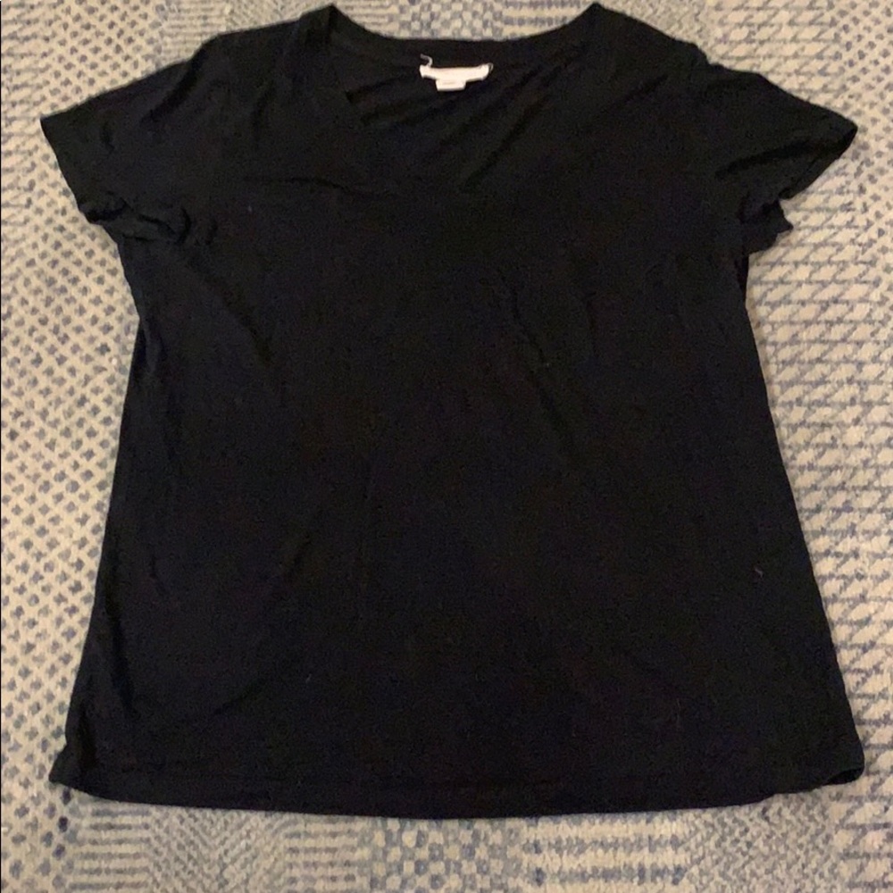 Basic Black V-neck